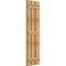 Ekena Millwork Spaced Board-n-Batten Shutters, Rough Sawn Western Red Cedar, 17 1/8W x 60H, PR RBS06S17X060RWR - alternate 2